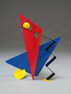 abstract, contemporary,colorful,  sculpture, steel, enamel paints